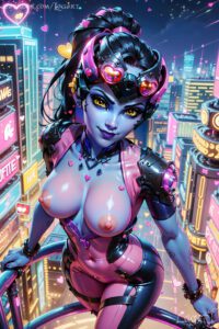 overwatch-hentai-–-latex-clothing,-female-only,-breasts,-smiling