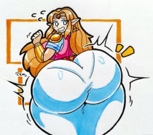 the-legend-of-zelda-free-sex-art-–-clothed-female,-clothed,-ass,-butt-focus,-super-smash-bros.,-solo