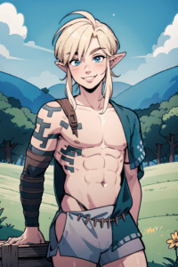 the-legend-of-zelda-rule-–-yaoi,-solo-male,-link,-ai-generated