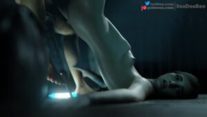 dina-game-hentai,-ellie-game-hentai-–-laying-on-ground,-bat,-bulge,-the-last-of-us-2