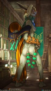 the-legend-of-zelda-hentai-–-areola,-sex-toy-in-ass,-standing,-penetration,-portrait