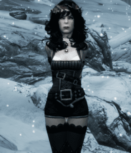 skyrim-porn-–-tight-clothing,-serana&#wardrobe,-socks-and-boots,-thigh-high-socks,-thighhighs,-flower-in-hair