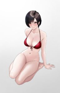 resident-evil-porn-–-breasts,-slim-waist,-short-hair,-bare-pussy,-sitting-down,-bare-legs,-blush