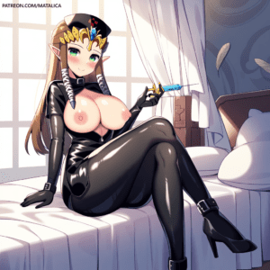 the-legend-of-zelda-hentai-xxx-–-latex-stockings,-novelai,-princess-zelda,-elf,-nurse-cap