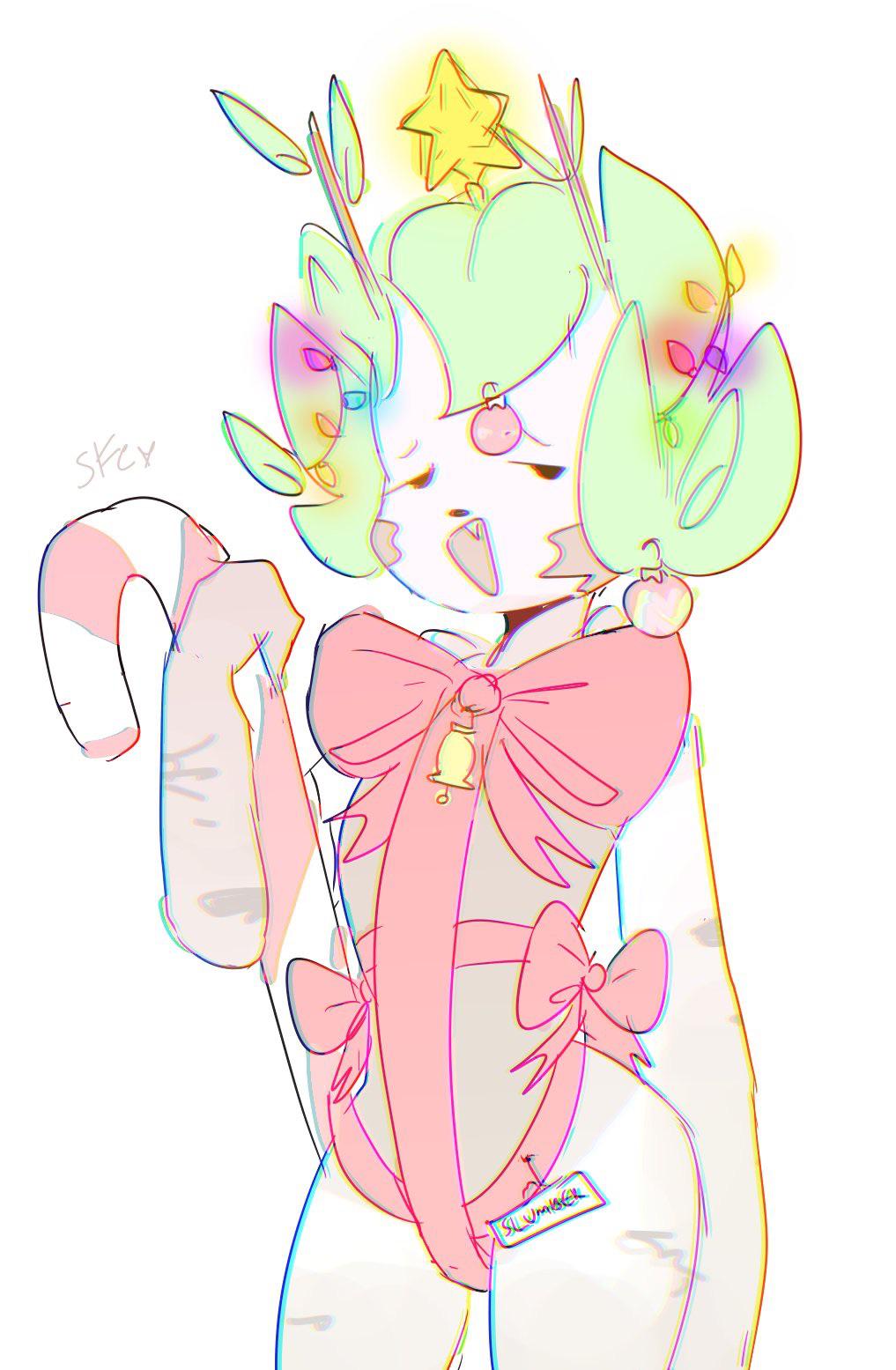 bushranger-porn-hentai-–-simple-background,-open-mouth,-solid-color-background,-holidays,-solo