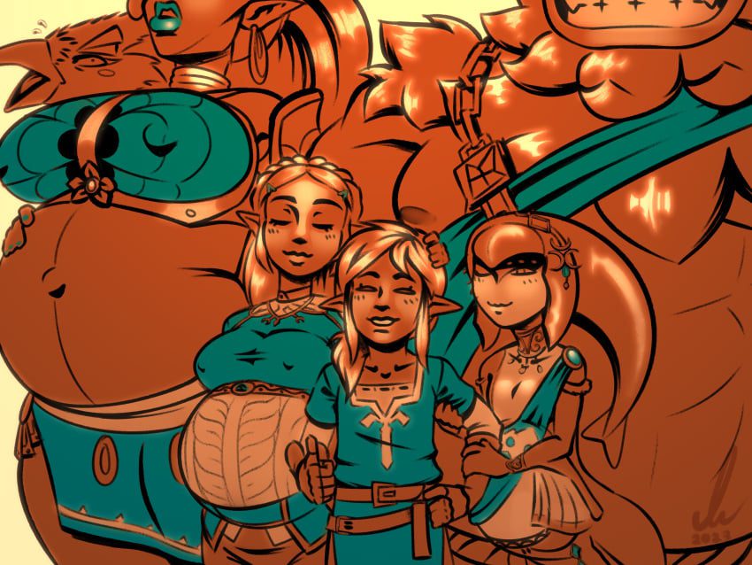 the-legend-of-zelda-hentai-porn-–-breath-of-the-wild,-nipple-bulge,-pierump,-size-difference,-big-breasts