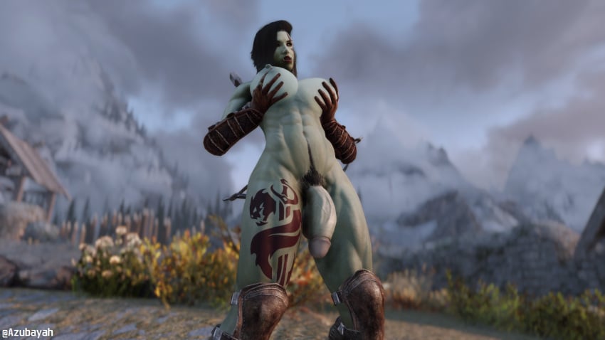 skyrim-xxx-art-–-pubic-hair,-a,-orc,-thick