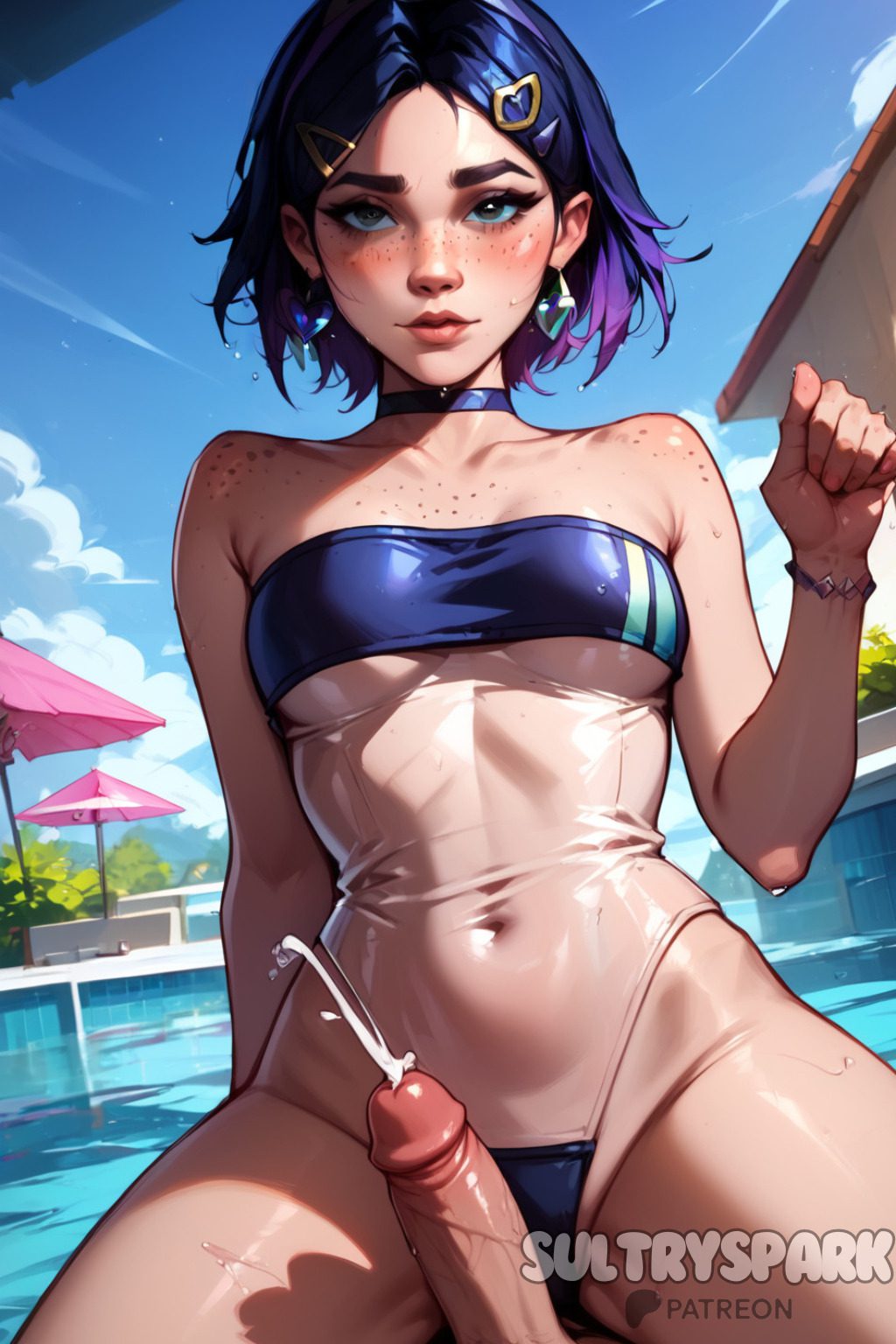 Clove Xxx Art - Female, Black Hair, Solo, L, Sex, Beach - Valorant Porn  Gallery