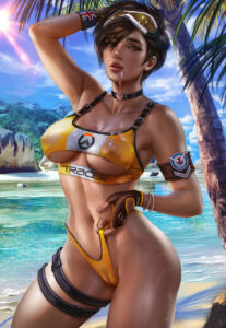 overwatch-hentai-xxx-–-female-focus,-cum-on-breasts,-bikini,-cum,-big-breasts,-earrings