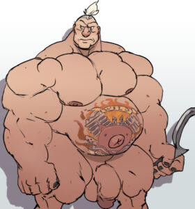 overwatch-rule-xxx-–-roadhog,-male,-tattoo,-balls,-muscular