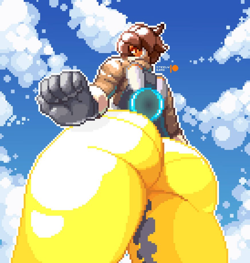 overwatch-hentai-porn-–-tracer,-brown-hair,-pixel-art,-solo