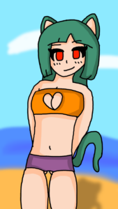 yuki-hot-hentai-–-cat-tail,-thick-thighs,-breasts,-beach