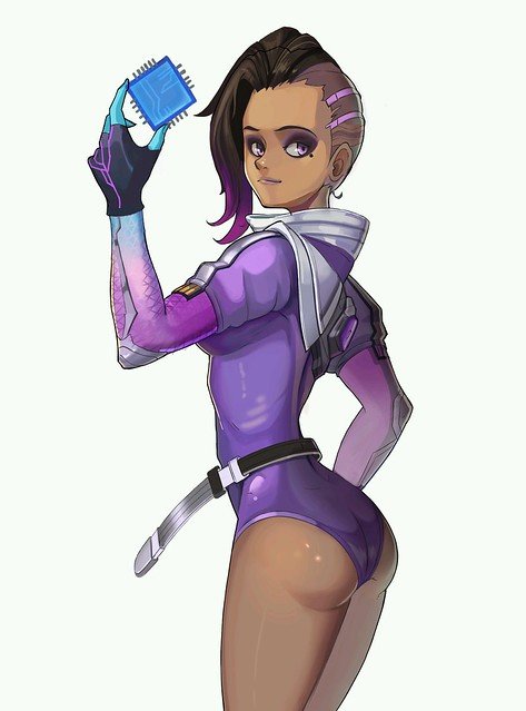 overwatch-rule-xxx-–-unknown-artist,-side-shave,-microchip,-sombra,-asymmetrical-hair