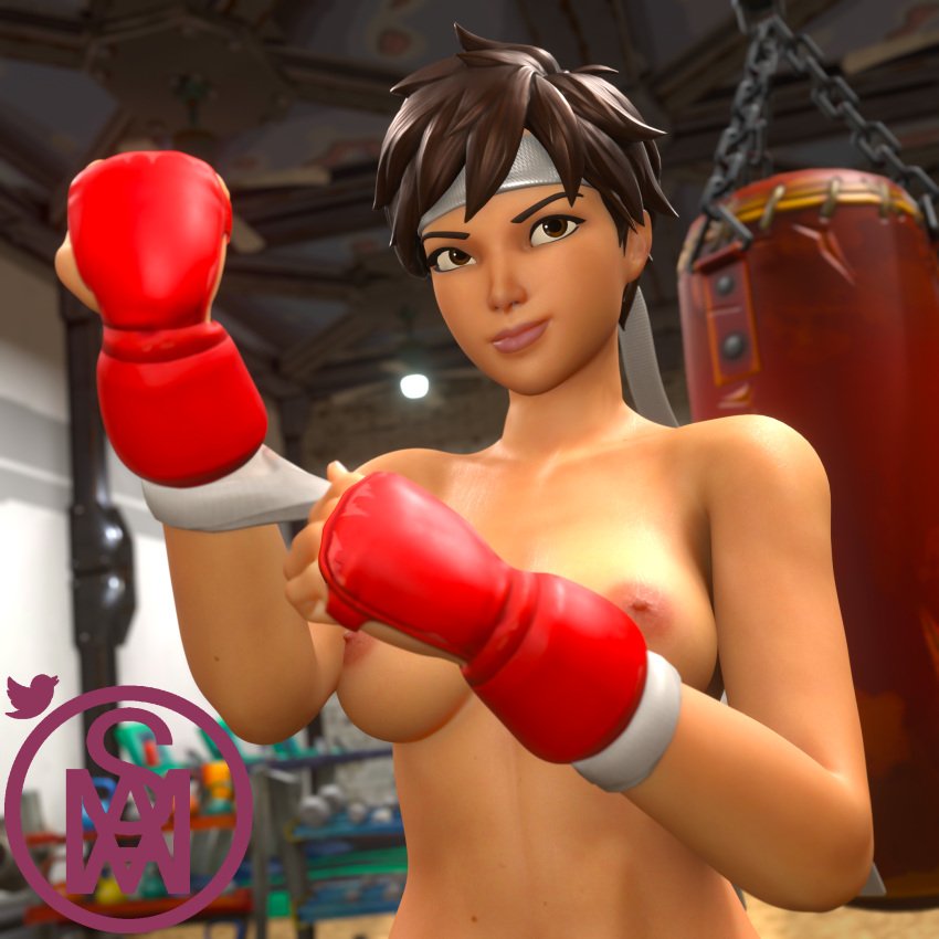 fortnite-hentai-xxx-–-breasts,-gym,-brown-eyes,-sakura-kasugano,-short-hair,-brown-hair,-gloves