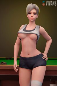 overwatch-rule-xxx-–-hips,-white-hair,-mercy,-blender,-crop-top,-shorts,-breasts