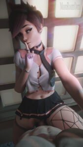 overwatch-porn-hentai-–-belly-button,-blender,-fishnets,-school-uniform,-l