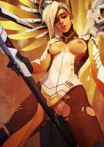 overwatch-rule-dripping-wet,-mercy-overwatch,-cum,-pussy-lips,-dripping,-breasts,-dripping-pussy.