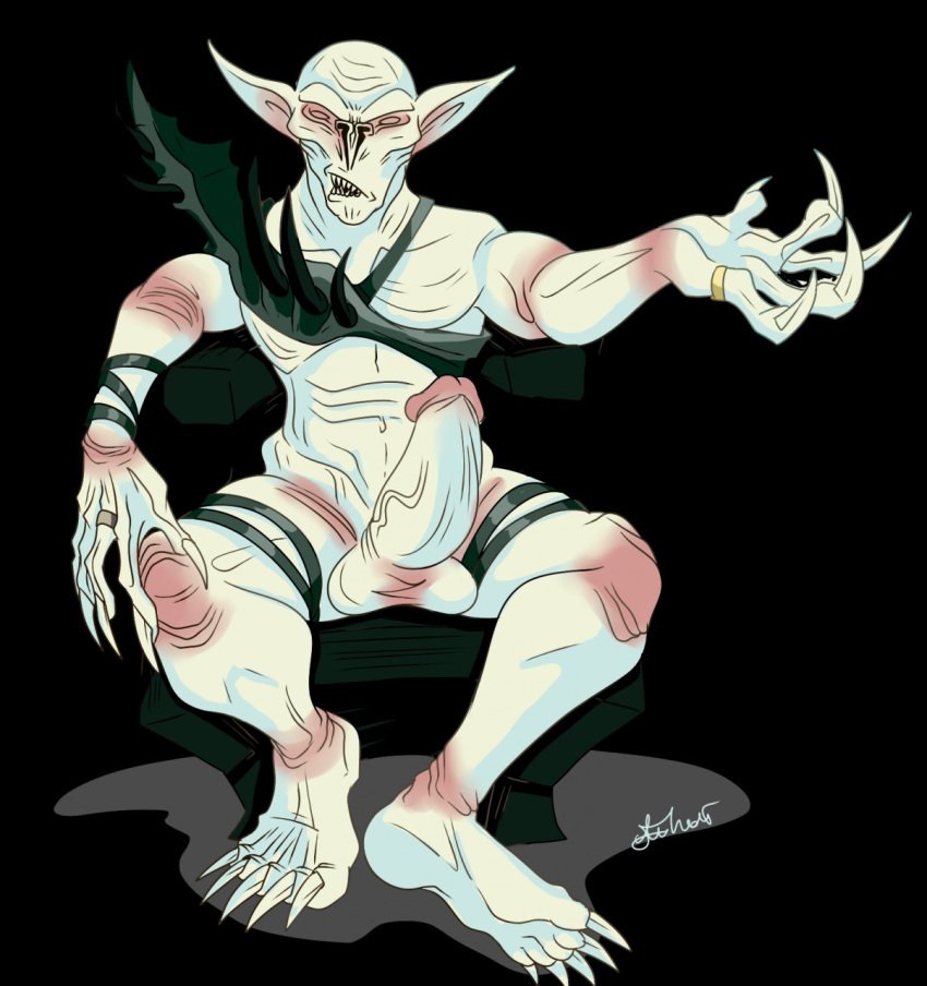 skyrim-porn-–-sharp-fingernails,-sharp-teeth,-solo-male,-pointy-ears,-elf