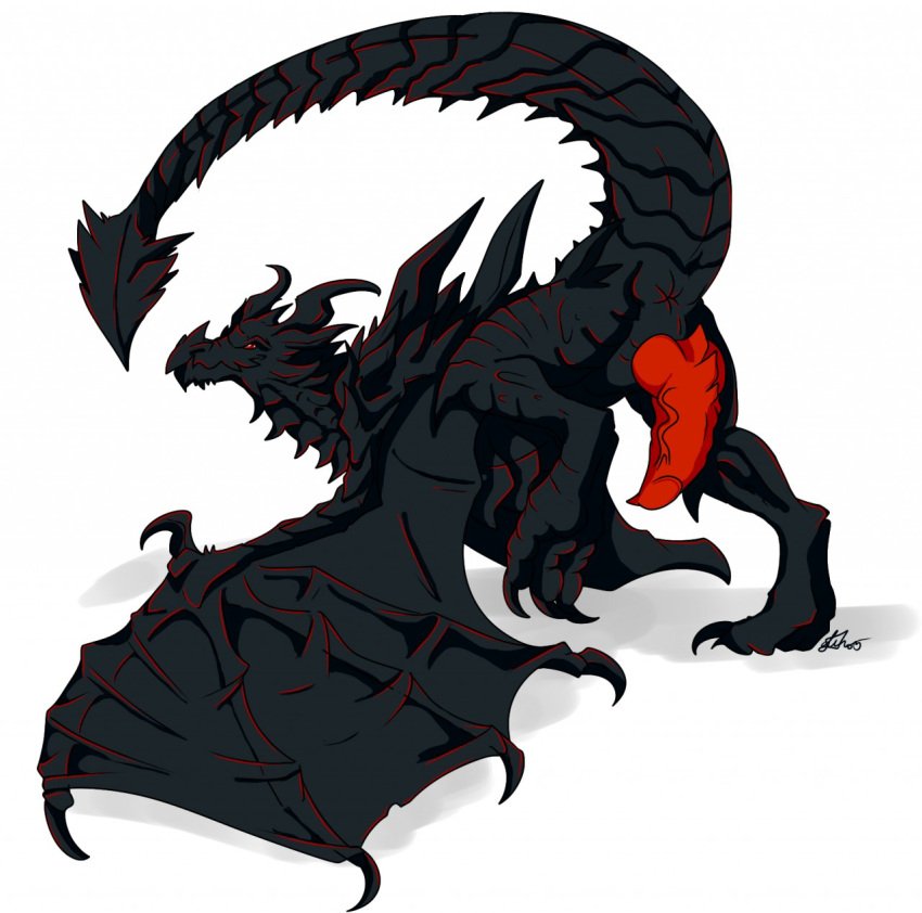 skyrim-porn-–-nelsonnoir,-the-elder-scrolls,-scalie,-black-scales,-wings