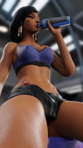 overwatch-game-hentai-–-half-erect,-sweat,-futanari,-neonsin,-pharah,-penis-under-clothes