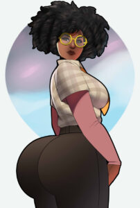 fortnite-free-sex-art-–-back-view,-big-butt,-ass-focus,-glasses,-ls,-female,-looking-at-viewer