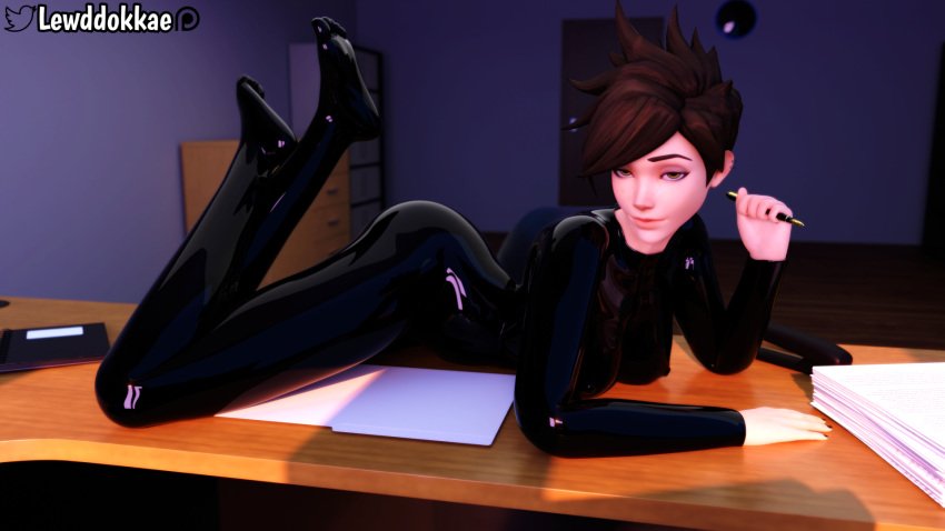 overwatch-rule-–-looking-at-viewer,-tracer,-latex-thighhighs,-female-only