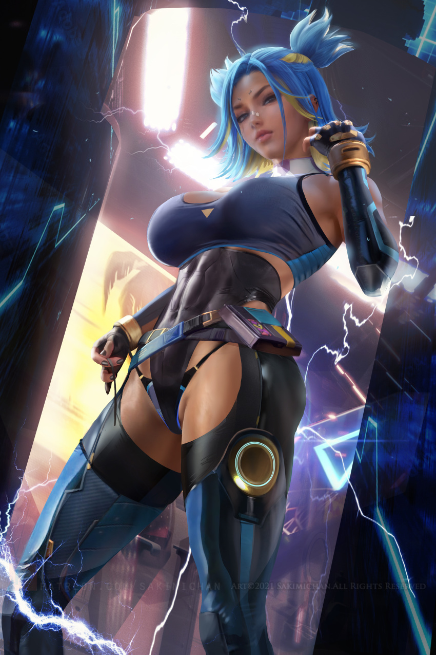 neon-game-hentai-–-absurd-res,-black-nail-polish,-athletic-female,-riot-games,-large-breasts,-breasts