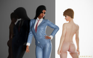 overwatch-free-sex-art-–-simple-background,-pharah,-clothed-female,-nude-female,-tie