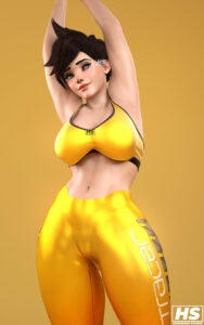 overwatch-hot-hentai-–-tracer,-big-breasts,-cameltoe,-muscular-female,-yoga-pants
