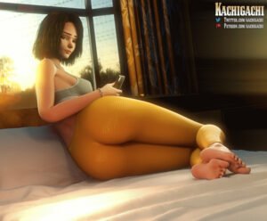 overwatch-free-sex-art-–-lying-on-side,-ass-focus,-solo,-barefoot,-tracer,-kachigachi,-female