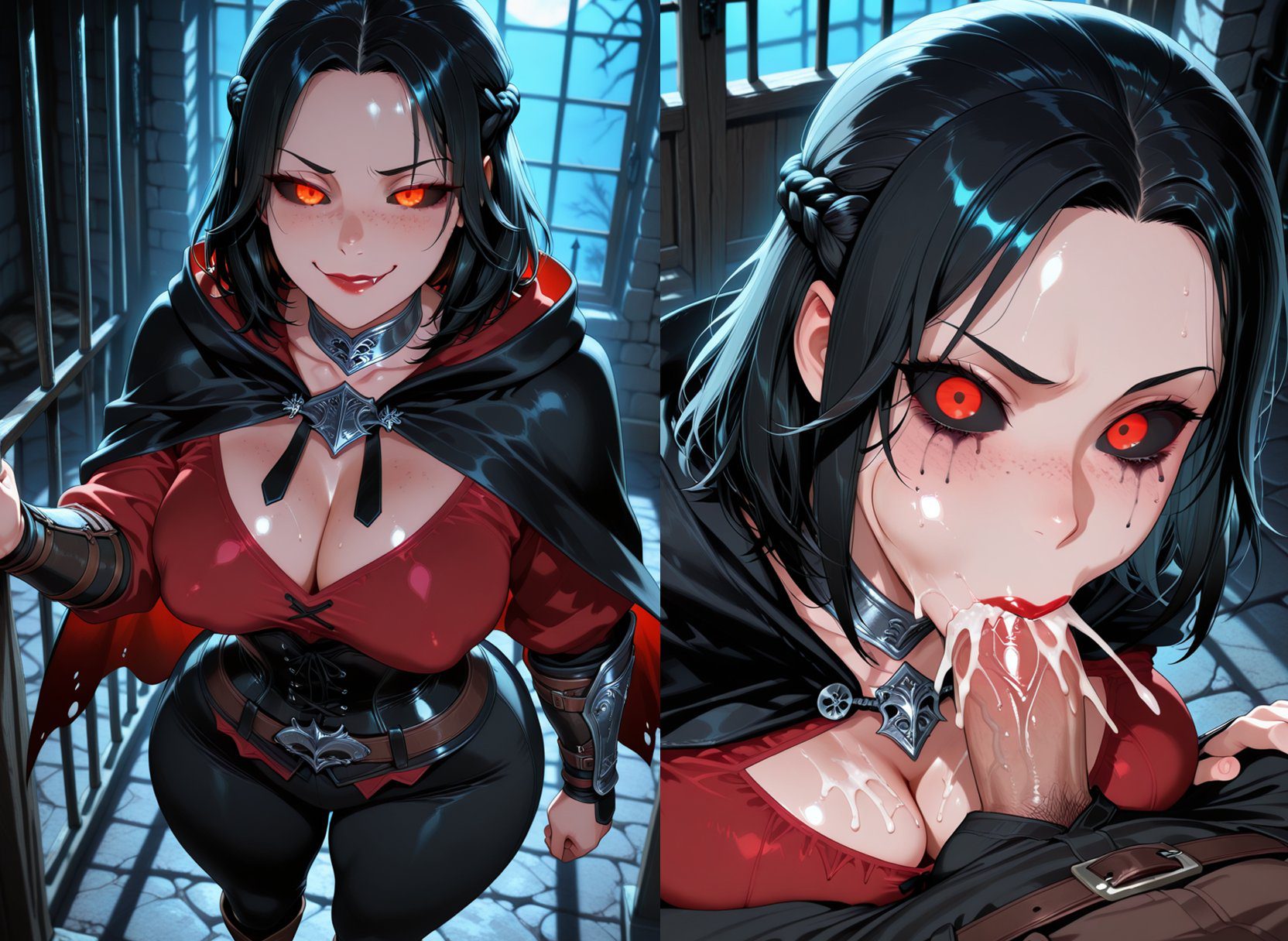 Skyrim Free Sex Art - long hair, split screen, monster girl, after oral file 03612a999f64bcf3b5dda473c6c09a5e