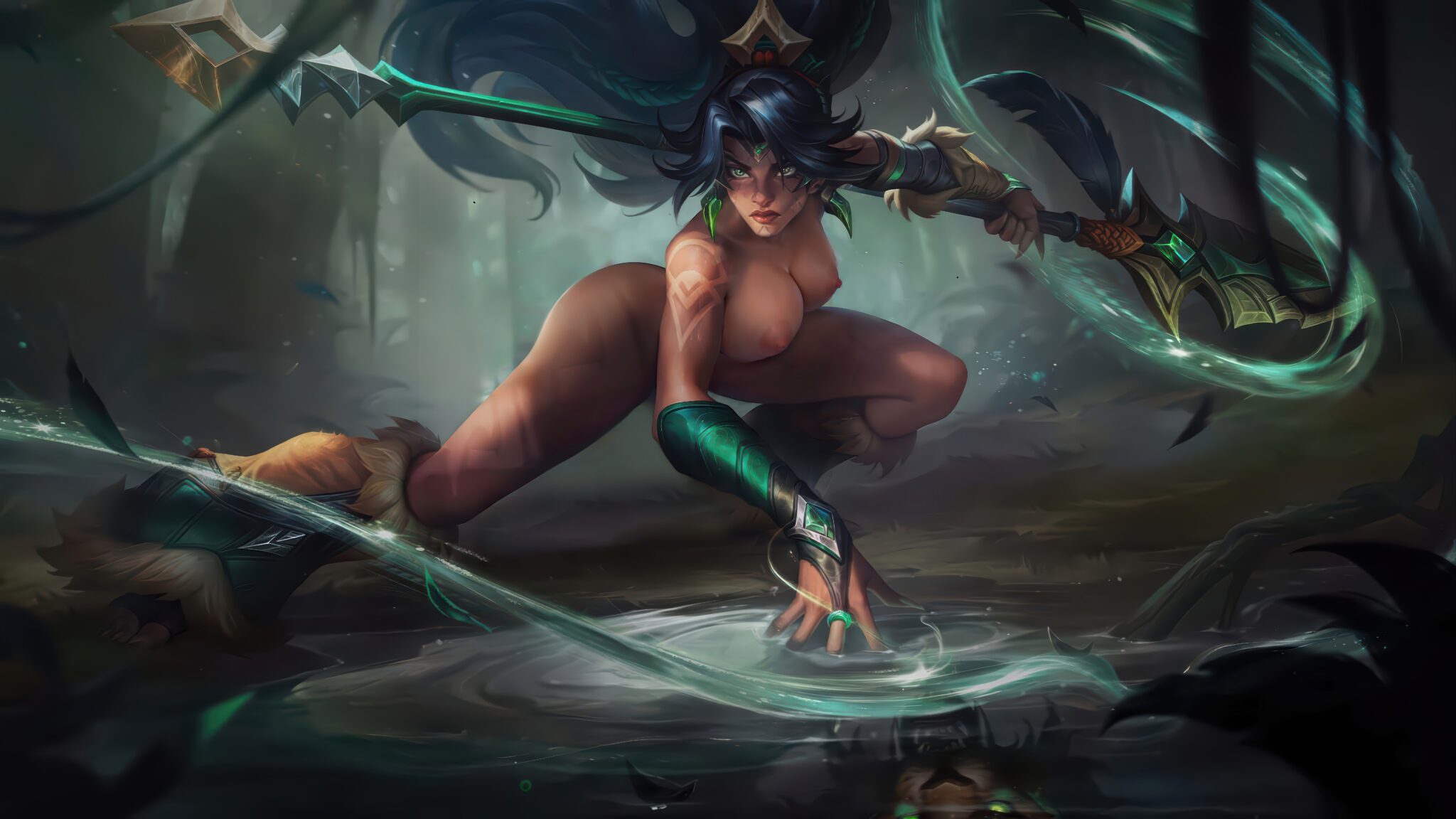 League Of Legends Porn - ponytail female, edited, solo focus, female, naked edit, edited official artwork file 0665c631194374d8f8dfa0ca27572828 scaled