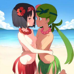 Erika Porn, Mallow Porn - flower, green eyes, saliva trail, black hair file 066de60cc71e06af6d22611752ff5a5d