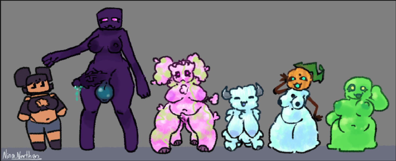 Creeper Hentai Porn, Slime Hentai Porn, Snowgolem Hentai Porn - areolae, sona, veiny, chubby, fur file 084551958d889c66379a0928194f98e4
