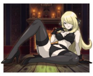Cynthia Game Hentai - high heels, hair over one eye, gsblancemaster, panties file 0a754f70a544ff24eaab87e5b39f3a64