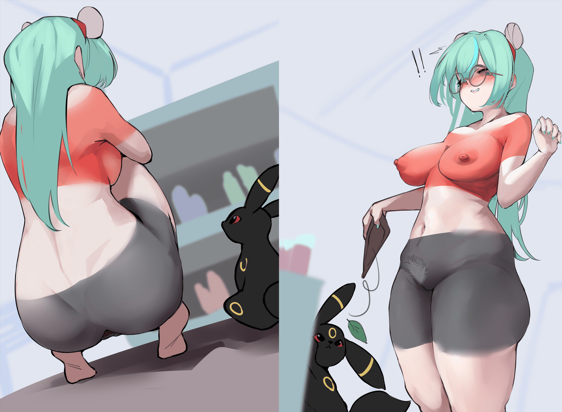 Pokemon Porn - wallet, painted clothes, two panel image, glasses file 0d4f8554b9582b9937170a8886c4cbfb