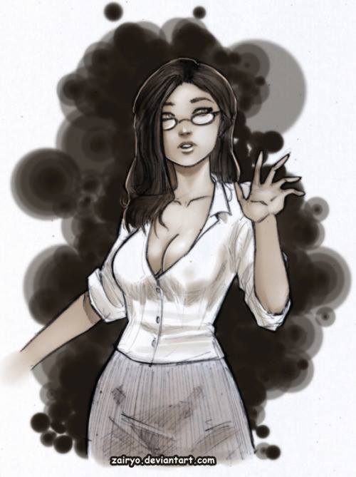 Resident Evil Xxx Art - glasses, big breasts, gina foley, resident evil revelations 2 file 0d58cfdc4ed11a60f787f456896b8c4f