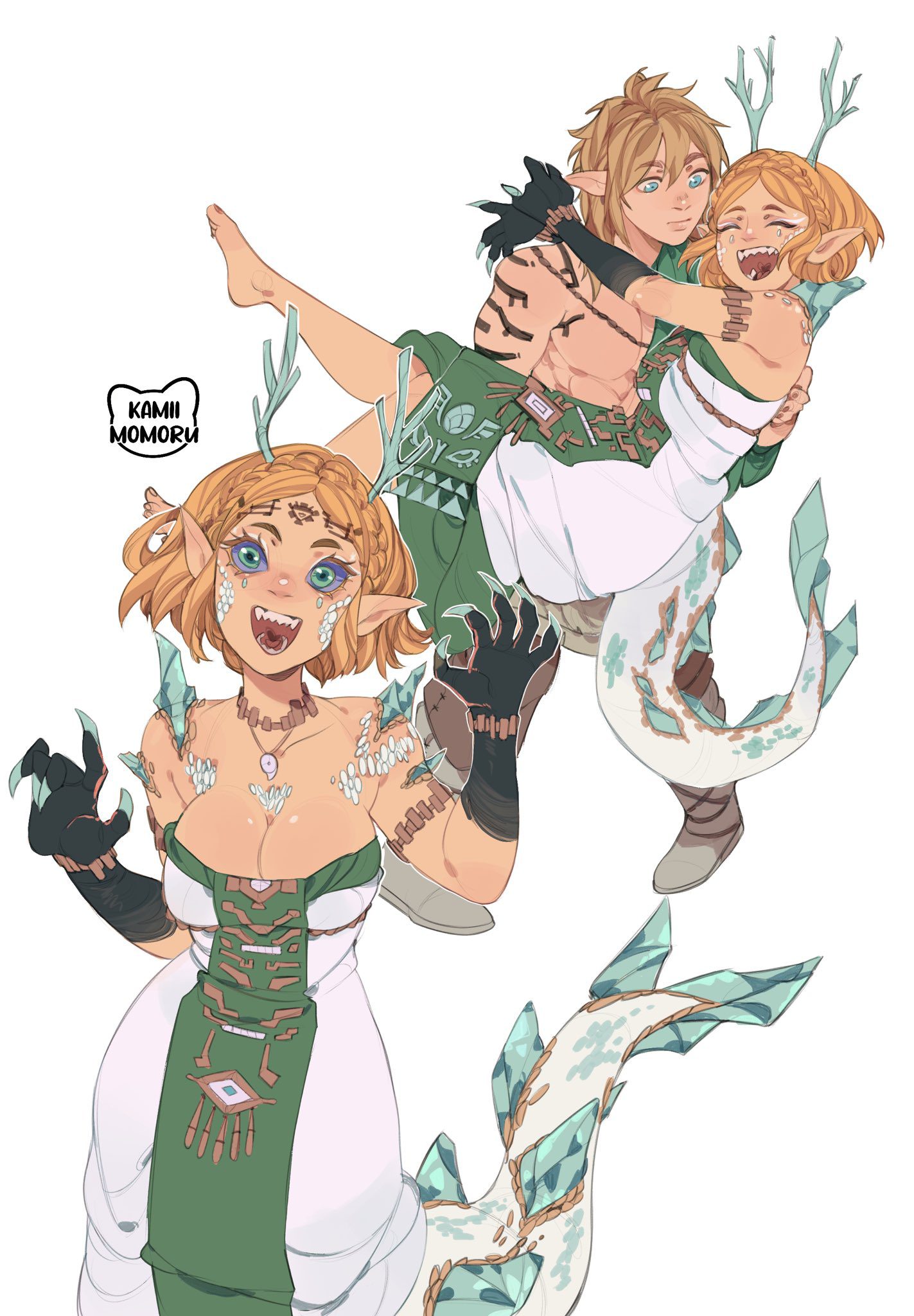 The Legend Of Zelda Sex Art - archaic set (zelda), hug, dress, logo, light dragon (totk), 1boy file 0df3349892dc20177c44ed5cb175ca69