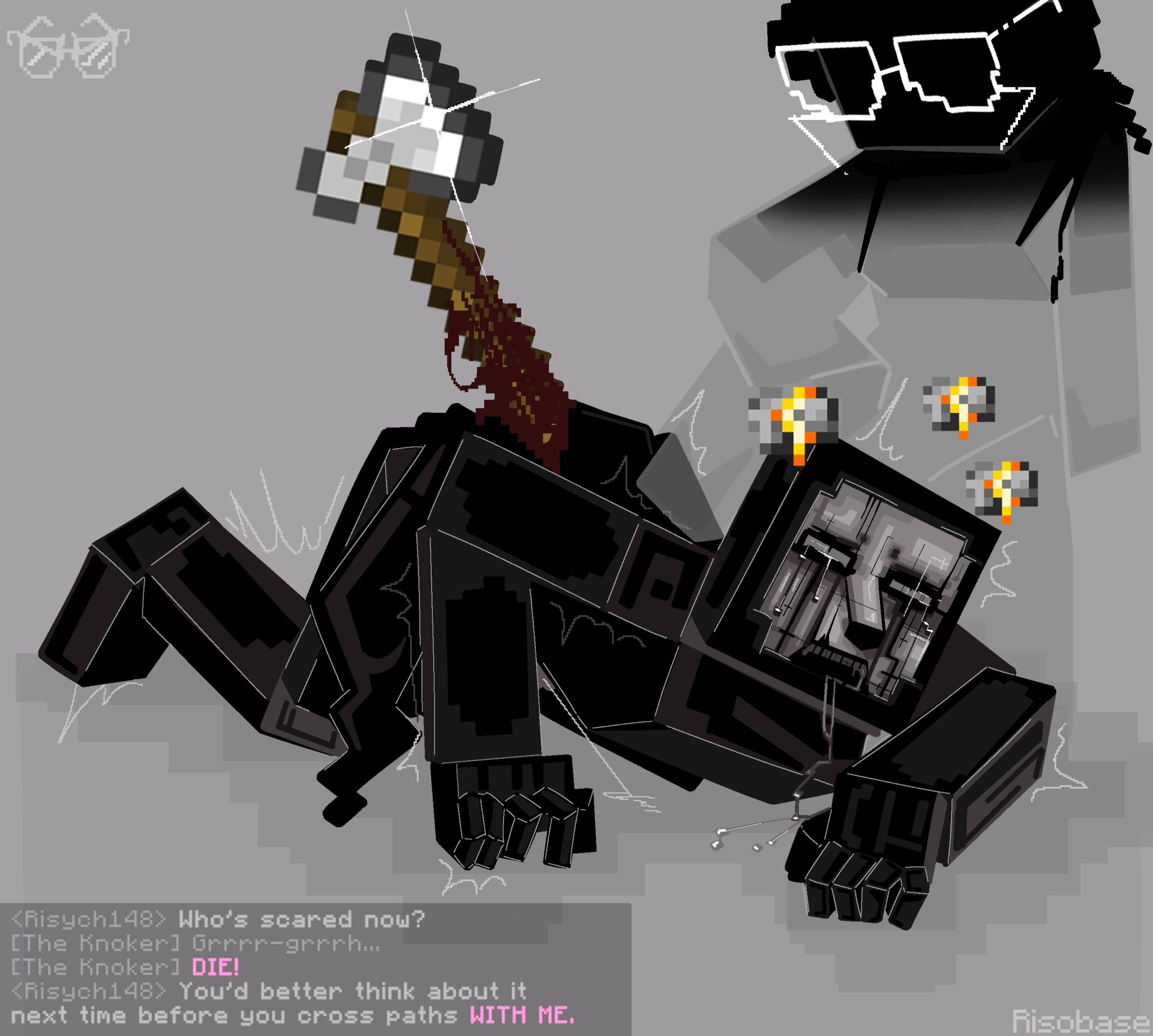Minecraft Rule Porn - hate speech, dying, glasses on face, ibispaintx (artwork), revenge, particles file 0e1021c12e46a3fd0af3af35414c16ac scaled