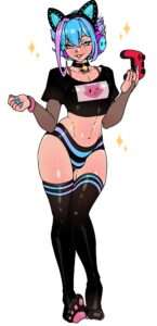 Skyrim Porn - oblivion, neck bell, crop top, looking at viewer, original file 0e110ebef242212f1283de77f712950e