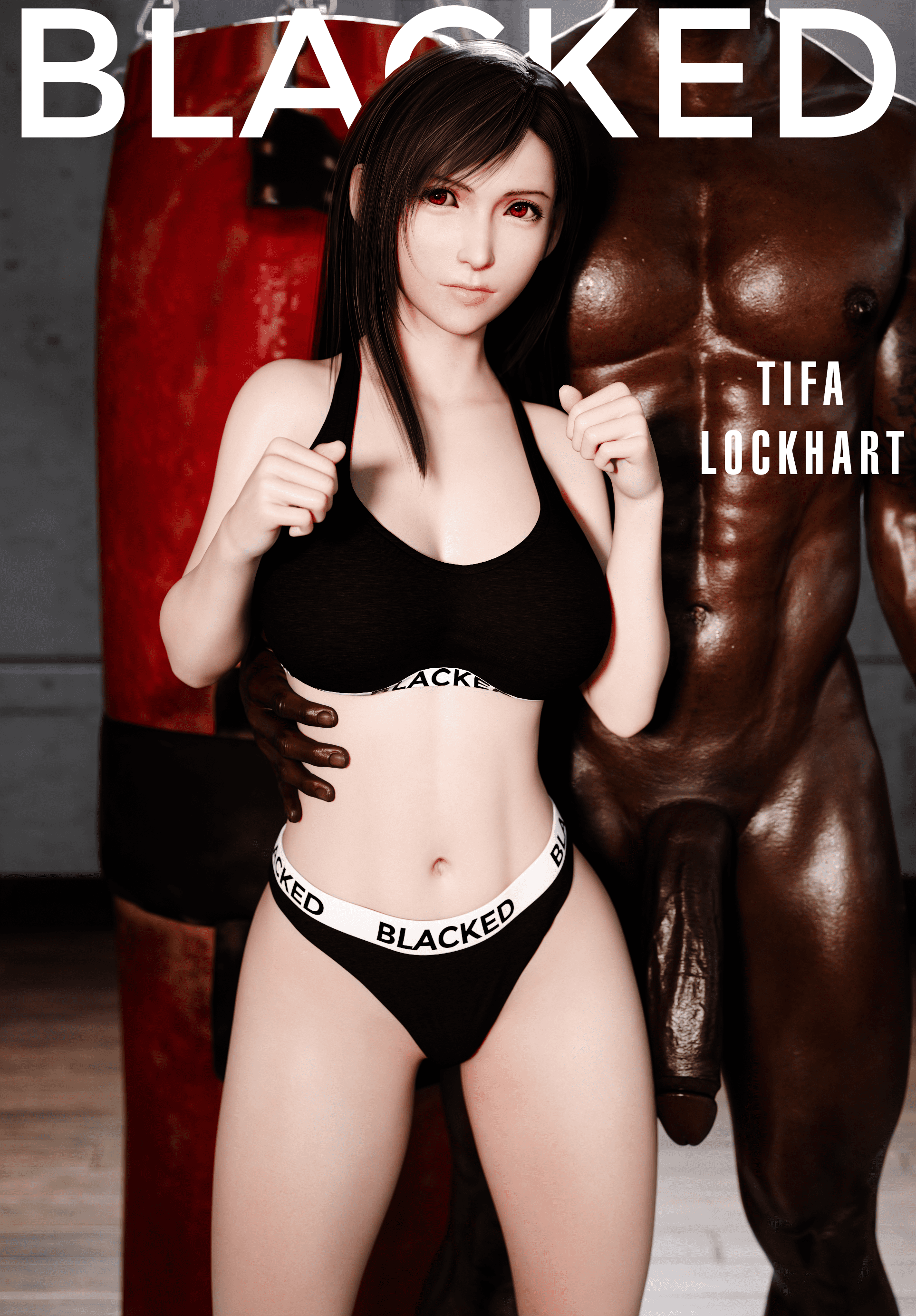 Final Fantasy Game Hentai - tifa lockhart, huge cock, punching bag, looking at viewer, blacked file 0f69e2361aa8c632a4b28268886865ed
