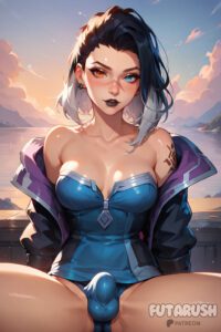 Fade Porn - ai generated, dickgirl, gradient hair, futanari file 151602e3269e9ca0ebaf12541af31ca2