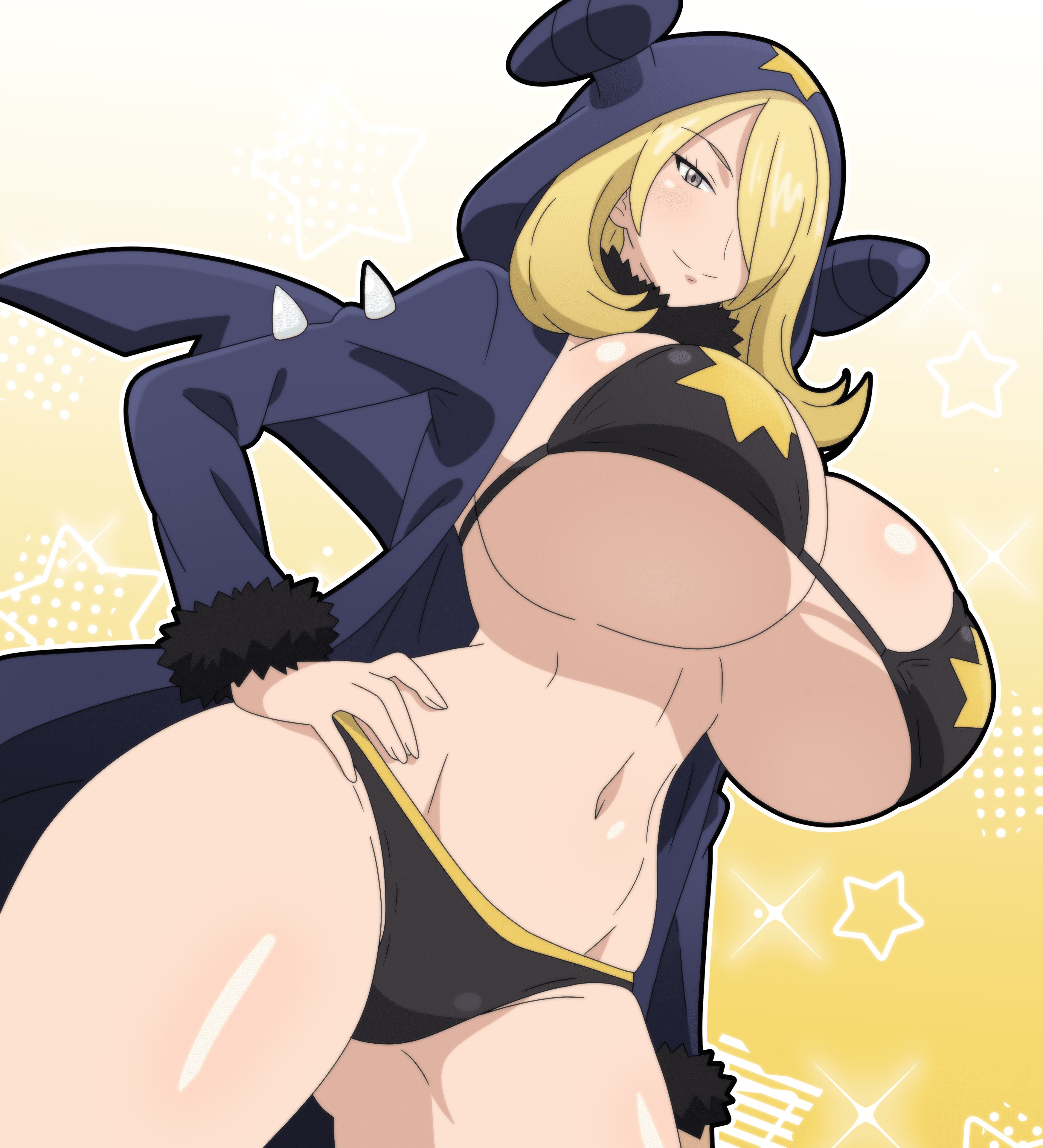 Cynthia Rule - garchomp (cosplay), light-skinned female, blonde hair, light skin file 1dd81d9b2c3942a93f02840274bc0f76
