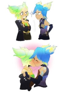 Neon Game Porn - female, two tone hair, clothed, bandaid on nose file 1e226979819d1262dd10c223fdd1934e