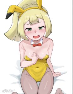 Lillie Sex Art - pantyhose, strapless, 1girls, alternate costume, leotard, ponytail, breasts file 1f0f88eb9dc2f2ea80a4db50d65c7b17