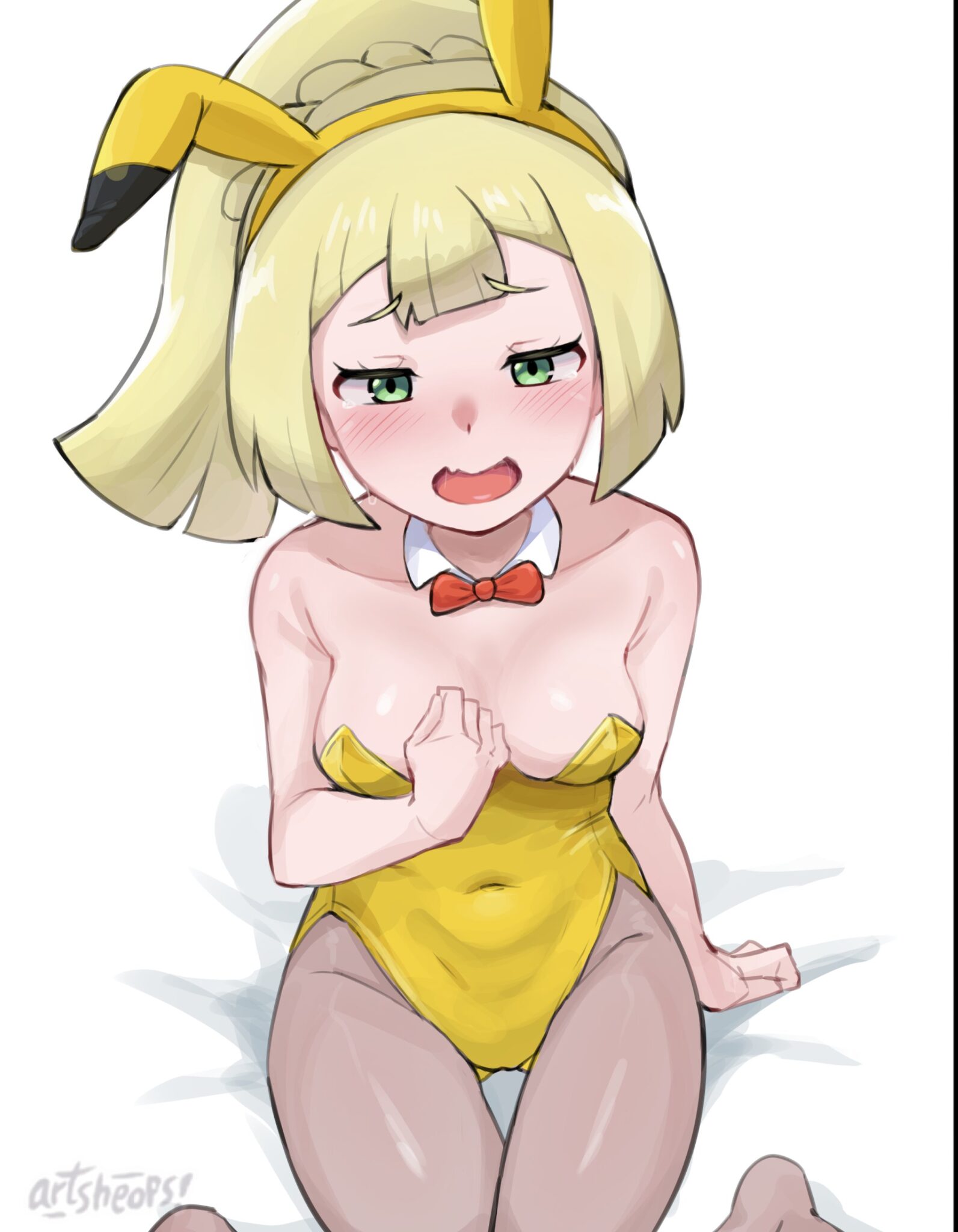 Lillie Sex Art - pantyhose, strapless, 1girls, alternate costume, leotard, ponytail, breasts file 1f0f88eb9dc2f2ea80a4db50d65c7b17 scaled
