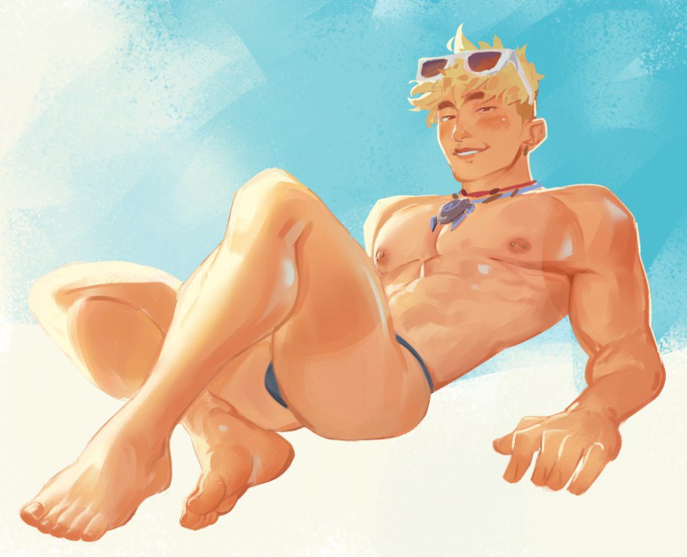Overwatch Hentai Art - overwatch 2, sunglasses on head, male, solo focus, sunglasses file 212d69c4488395555cde70ff12fef65b
