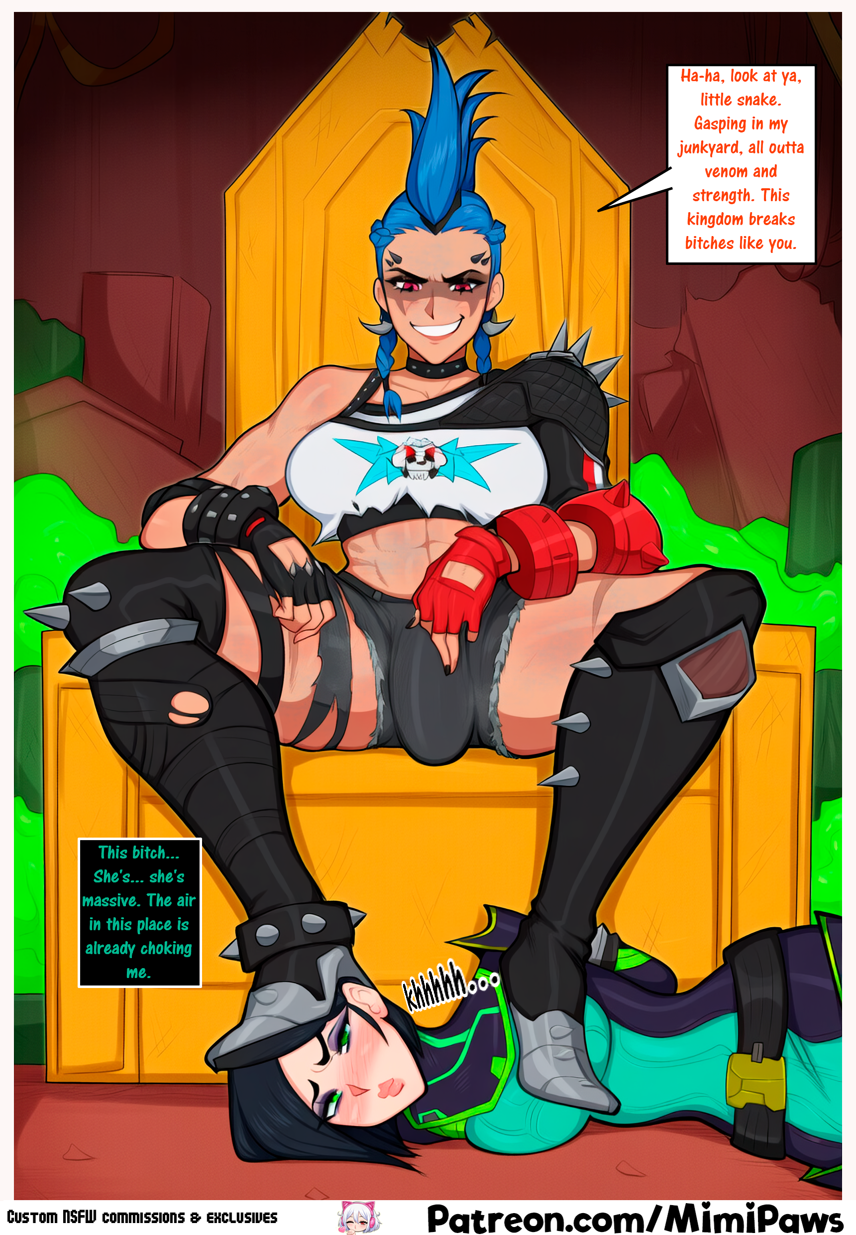 Viper Hot Hentai - mohawk, 1girls, blue hair, 1futa, overwatch 2 file 23ac9d952585c1a5b55fdb3cdcd45bd4