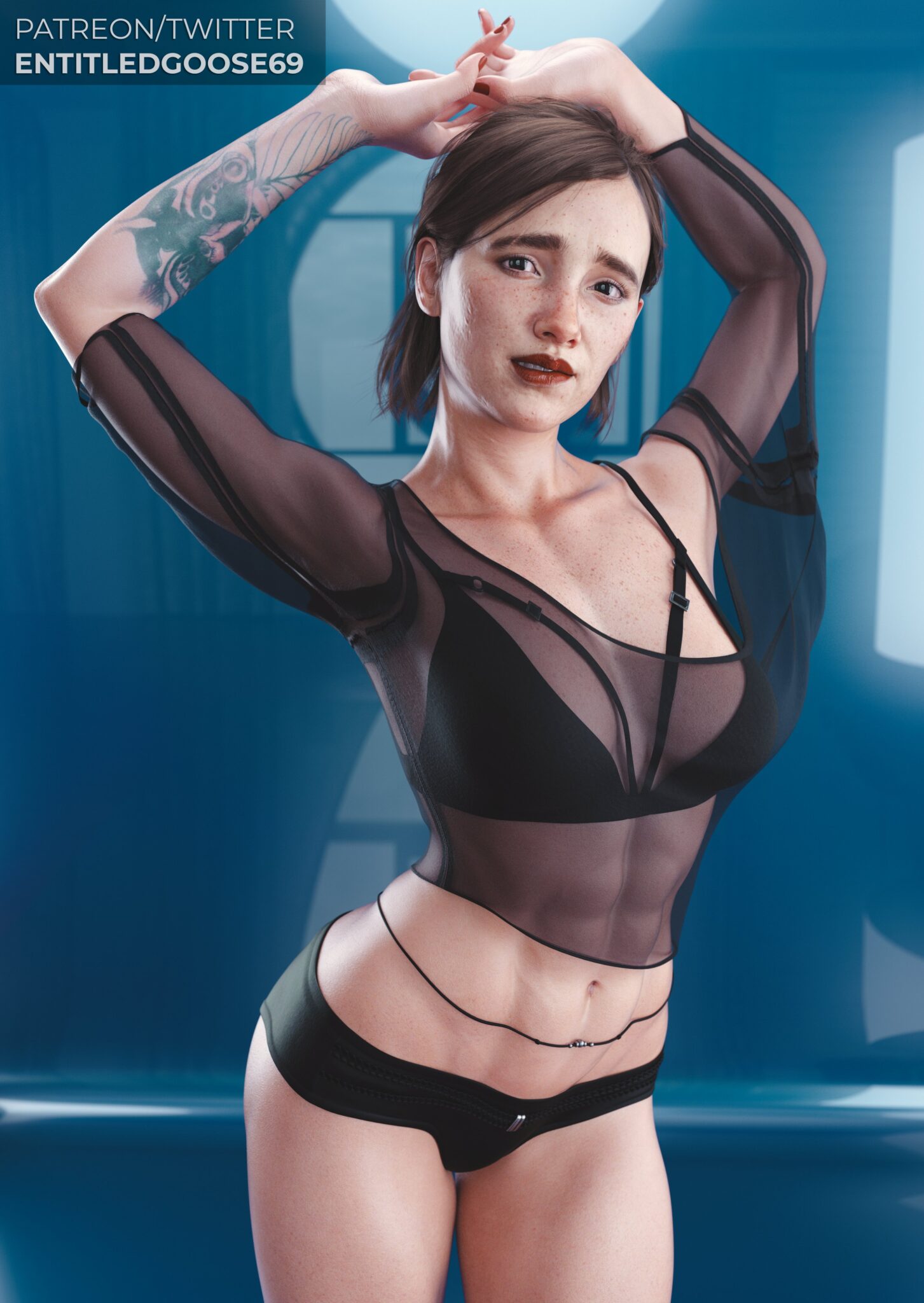 Ellie Xxx Art - lipstick, tattoo, makeup, female only, 3d, curvy file 246897e1e82e71e5d9caa27cc76d6255 scaled