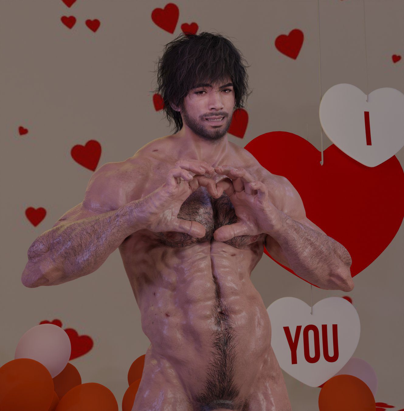 Resident Evil Hentai Art - handsome man, capcom, hairy, happy valentine, tan-skinned male, muscular file 252934a3aaaac56c9e3811a76d36f1a1